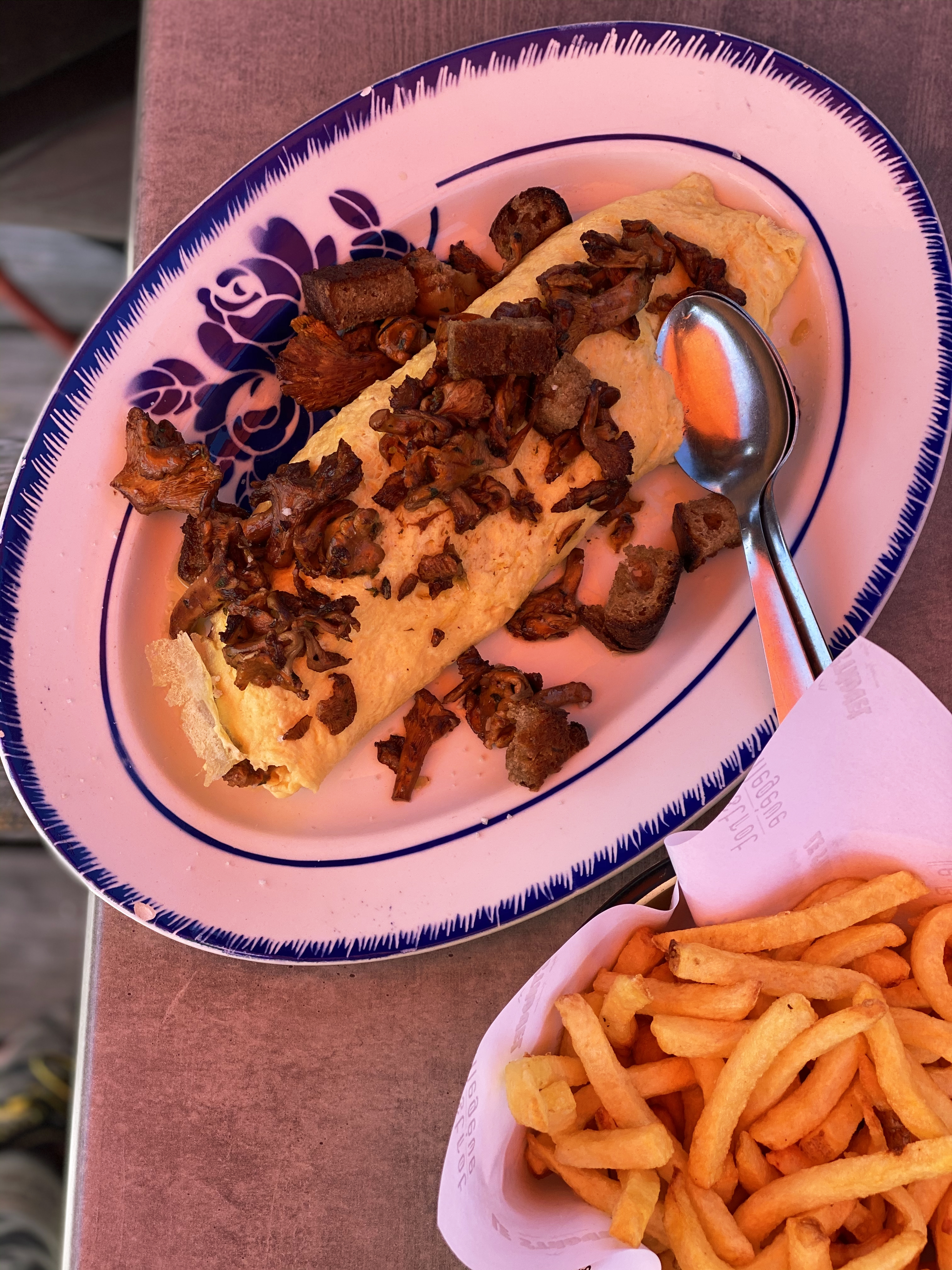 omelette frites
