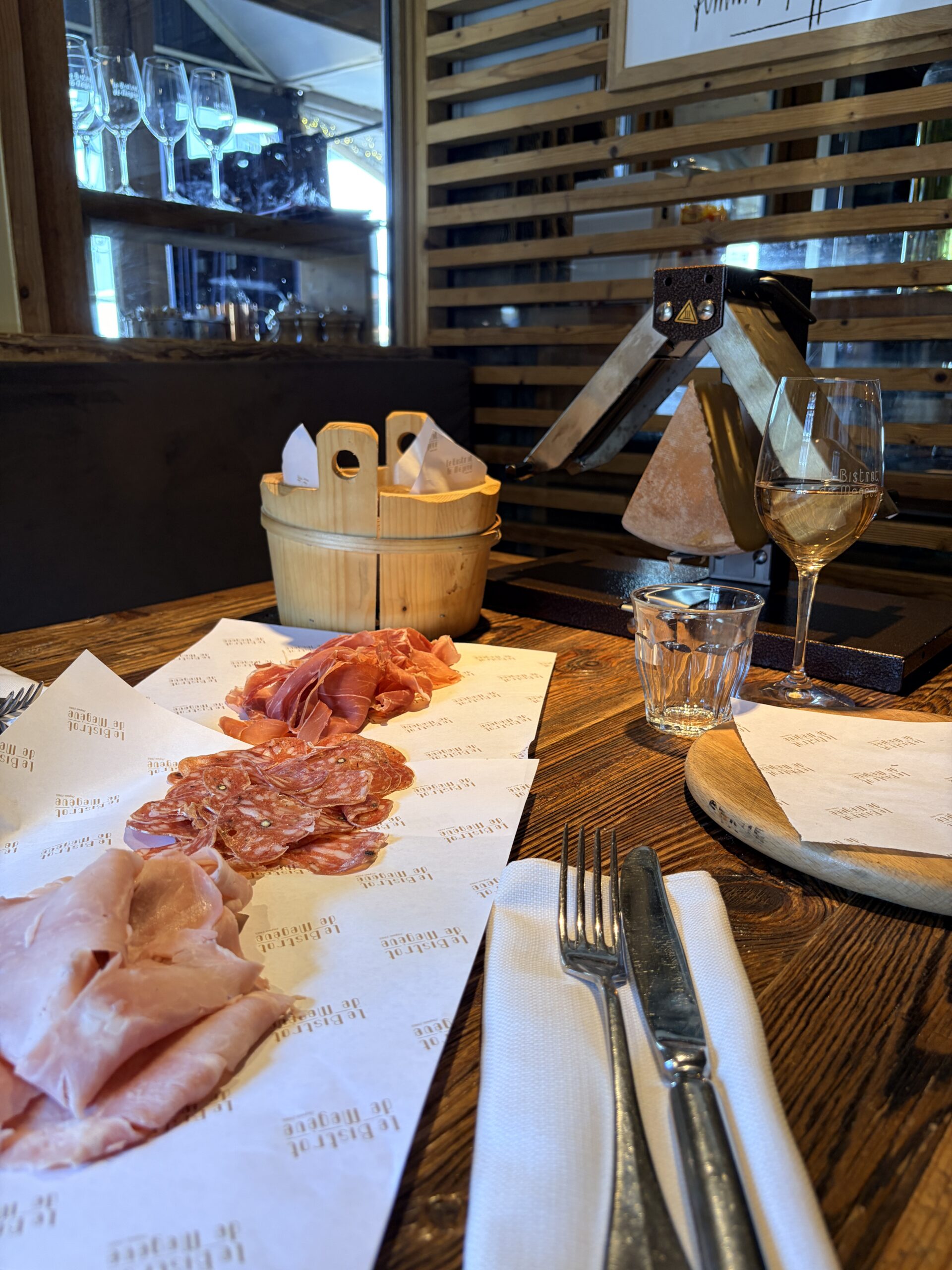 tartiflette Carte du restaurant Le Bistrot de Megève – cuisine traditionnelle et spécialités savoyardes